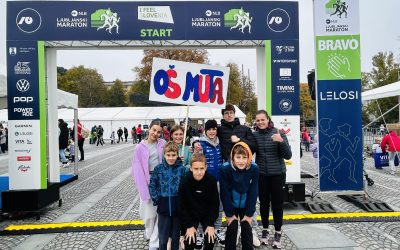 Naši učenci na Ljubljanskem maratonu